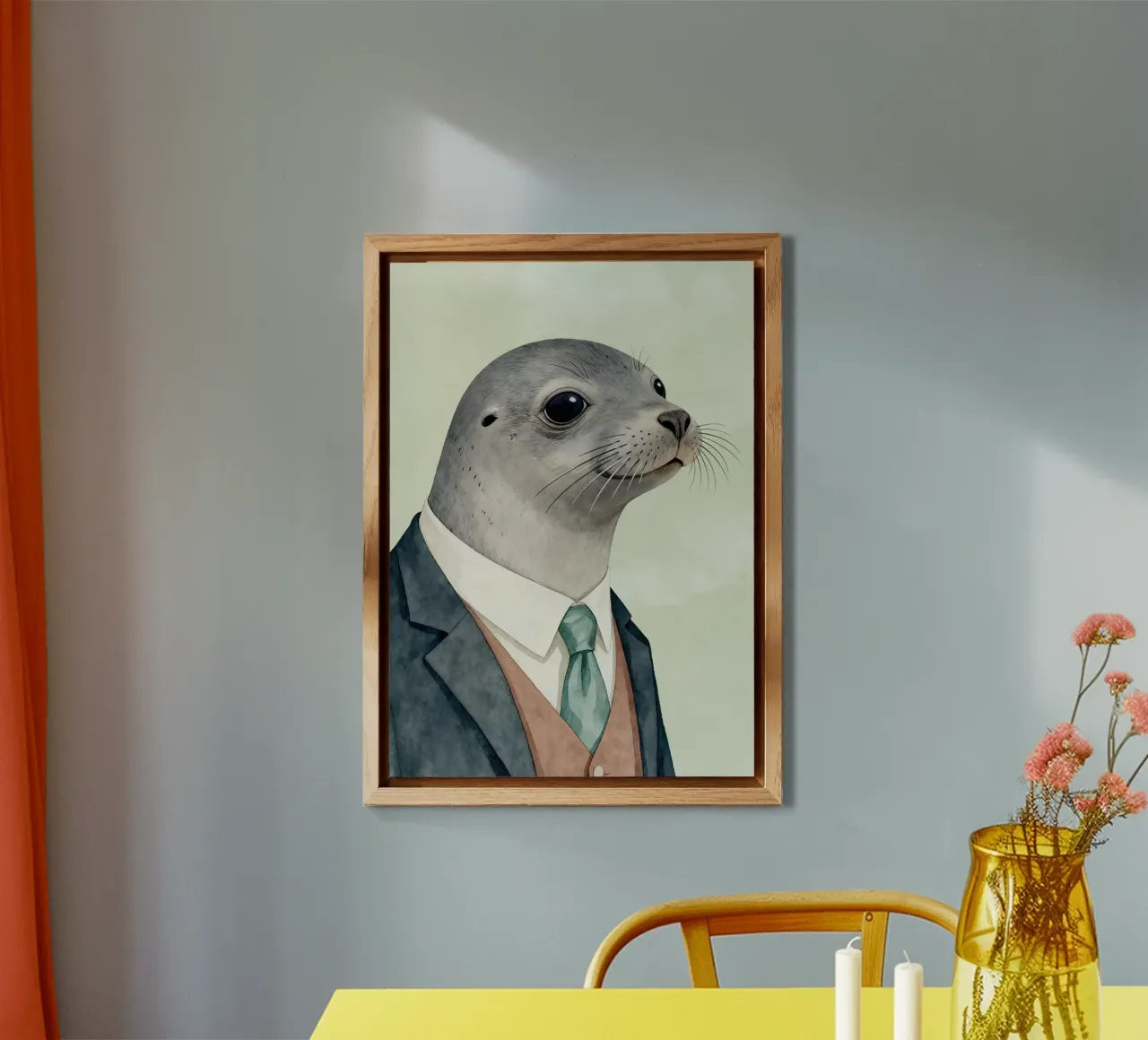 Seal in Suit pannello forex da Attaboy Dsgn
