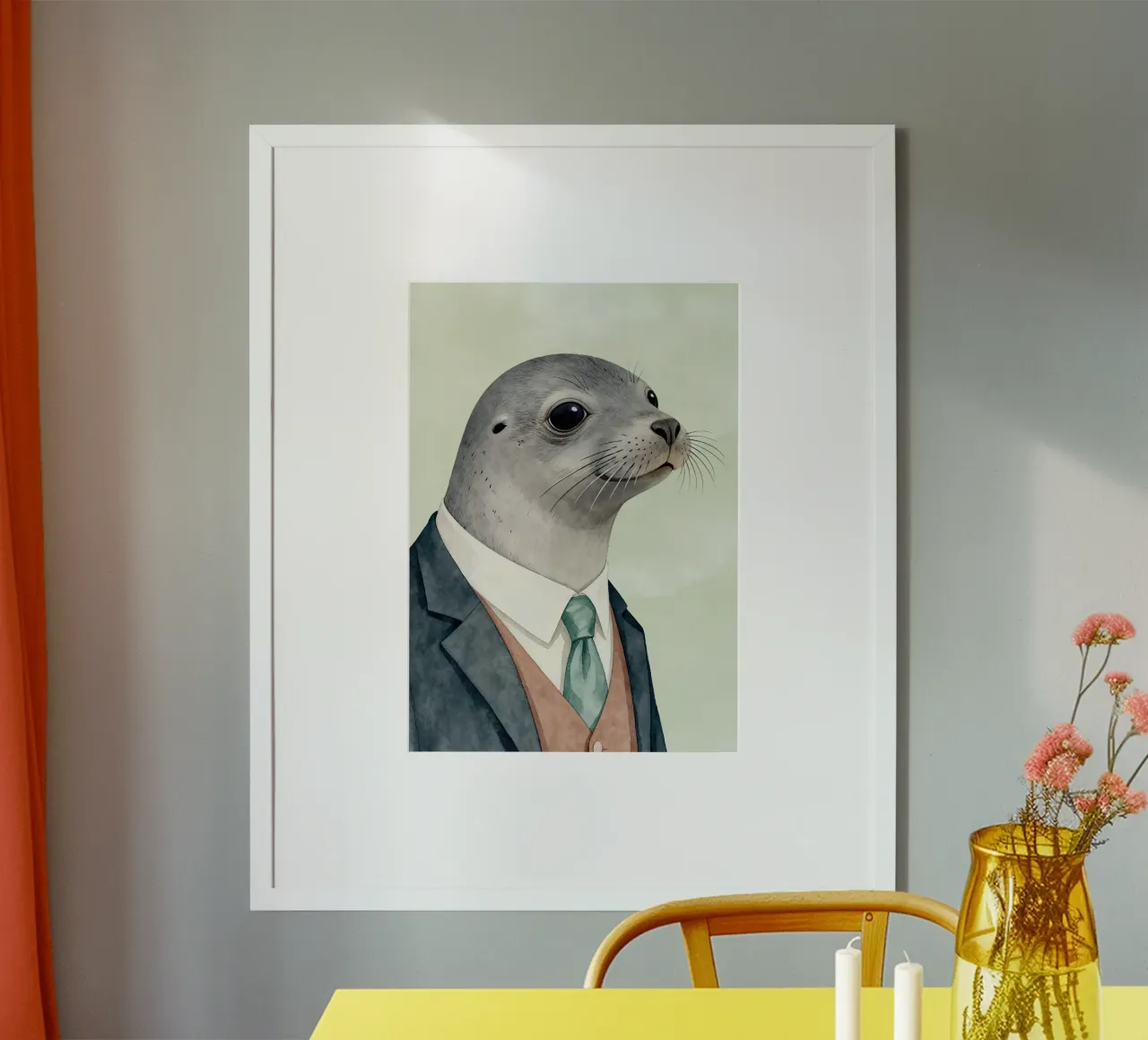 Seal in Suit poster da Attaboy Dsgn