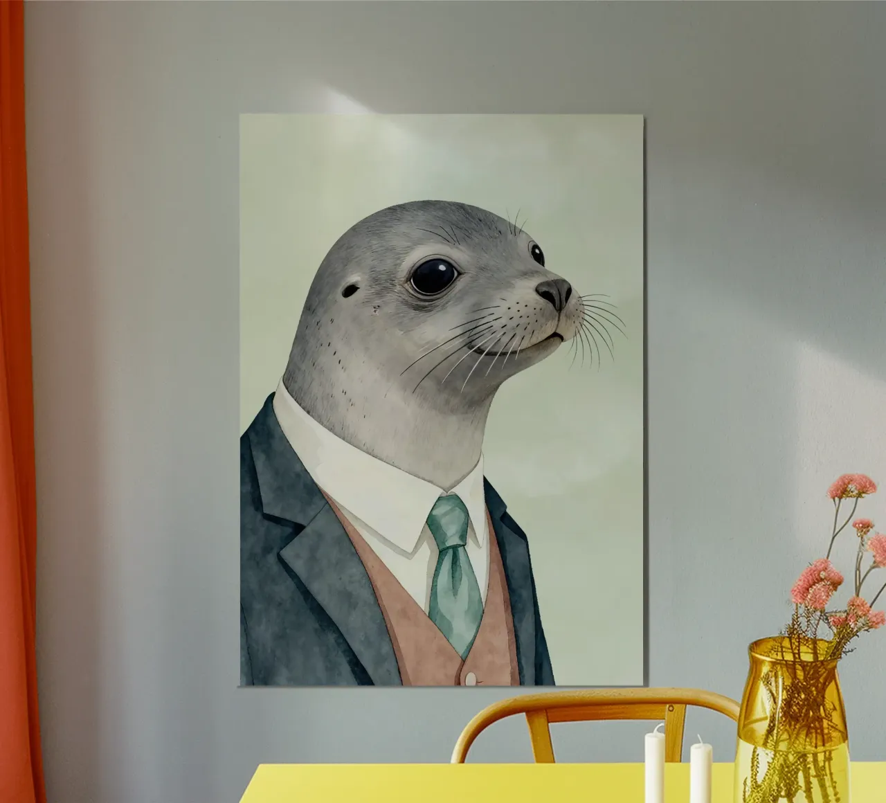 Seal in Suit poster da Attaboy Dsgn