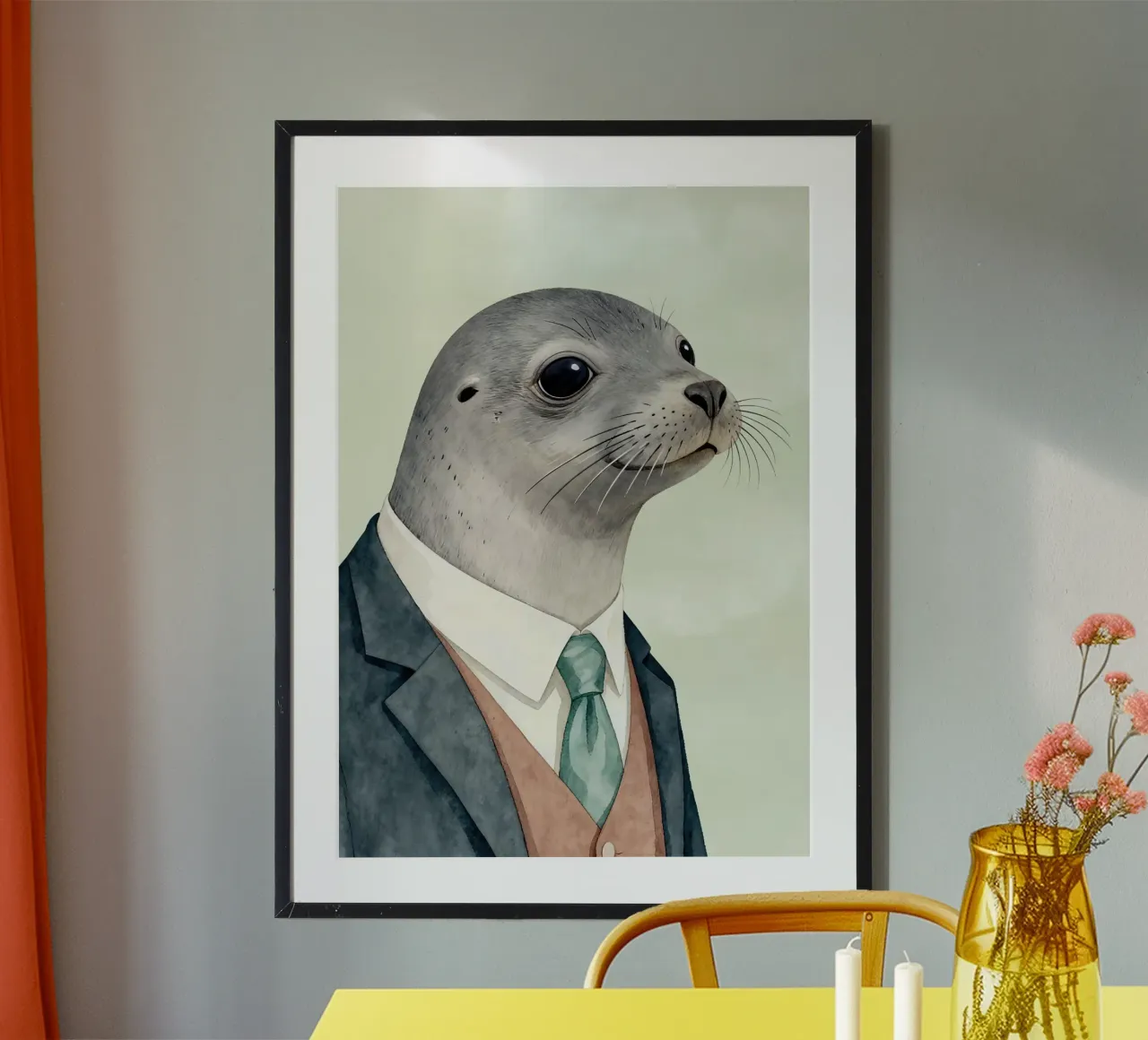 Seal in Suit poster da Attaboy Dsgn