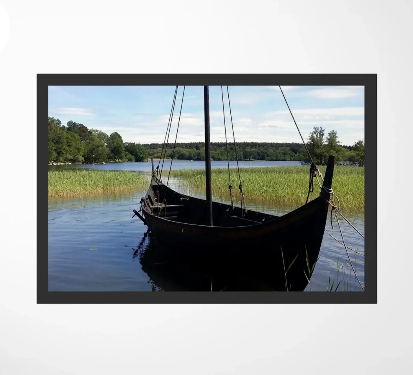 Wikingerboot Fußmatte von Piccola Serenata
