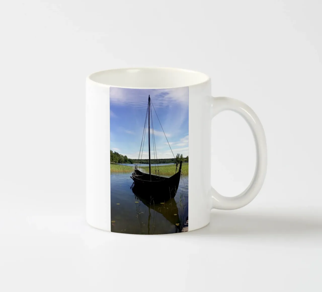 Barca vichinga tazza in ceramica da Piccola Serenata