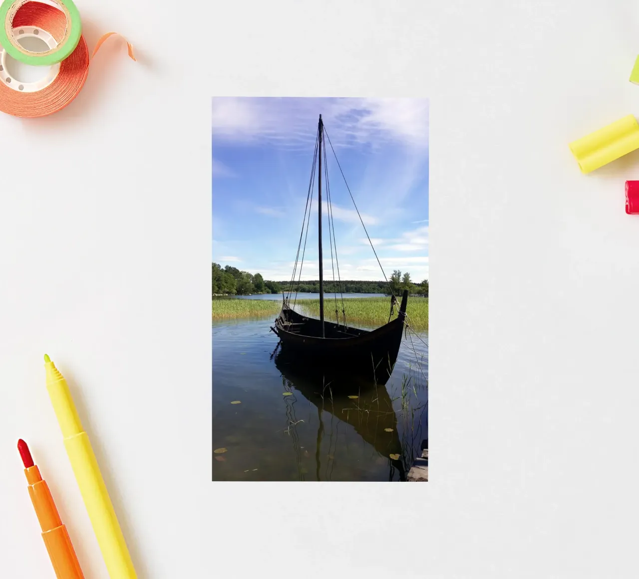 Wikingerboot Sticker von Piccola Serenata