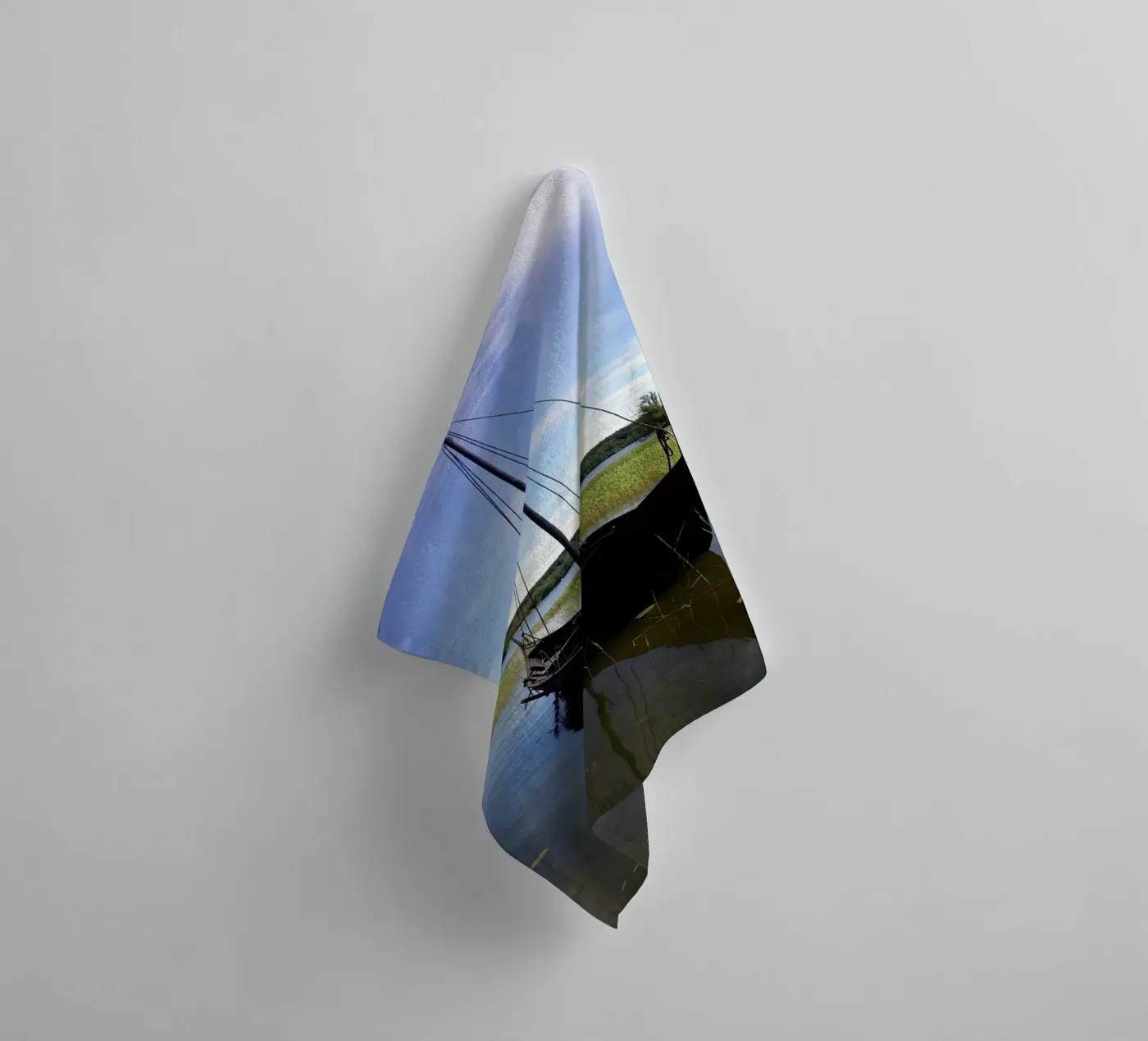 Wikingerboot Handtuch von Piccola Serenata