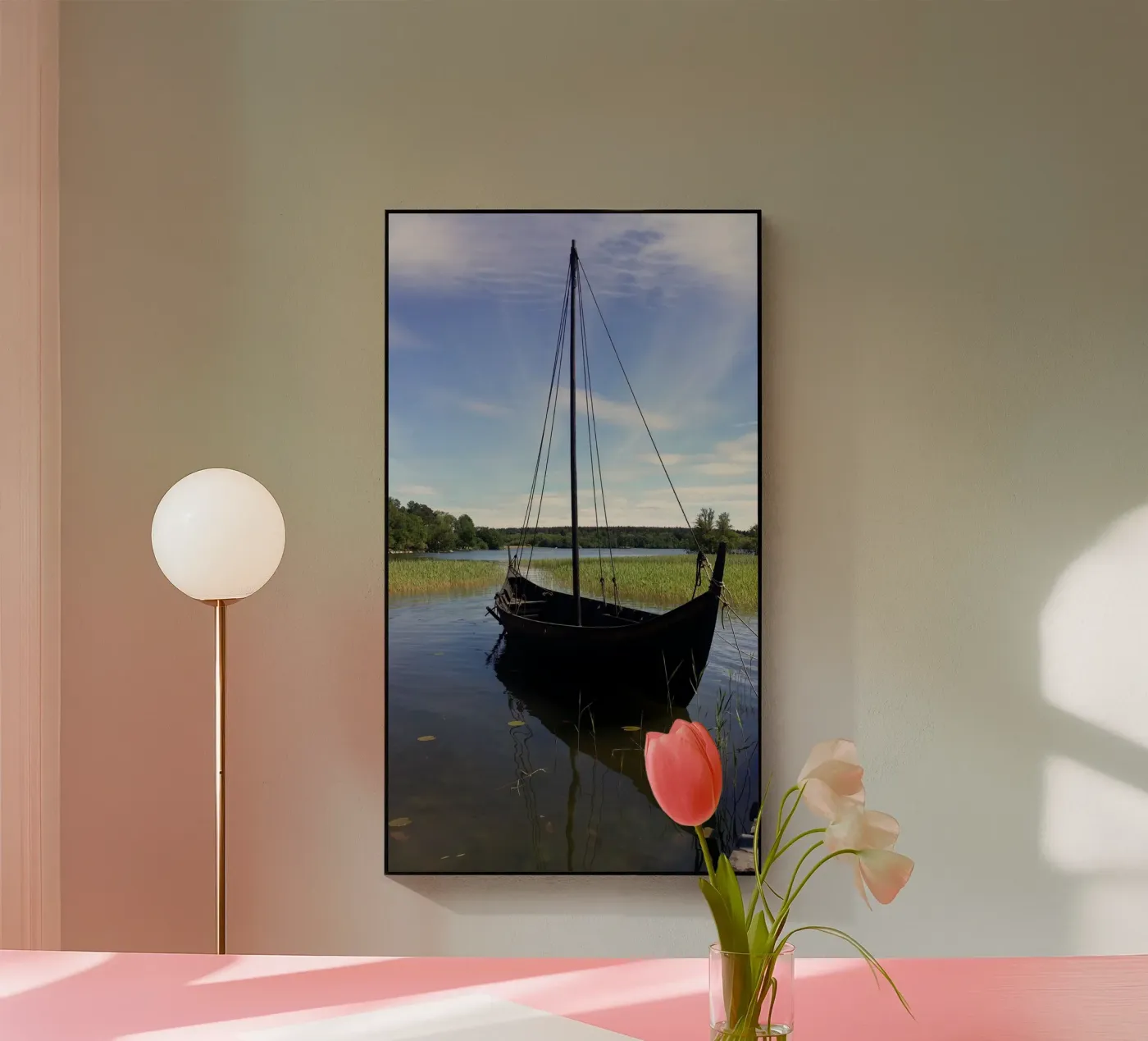 Barca vichinga plexiglass da Piccola Serenata