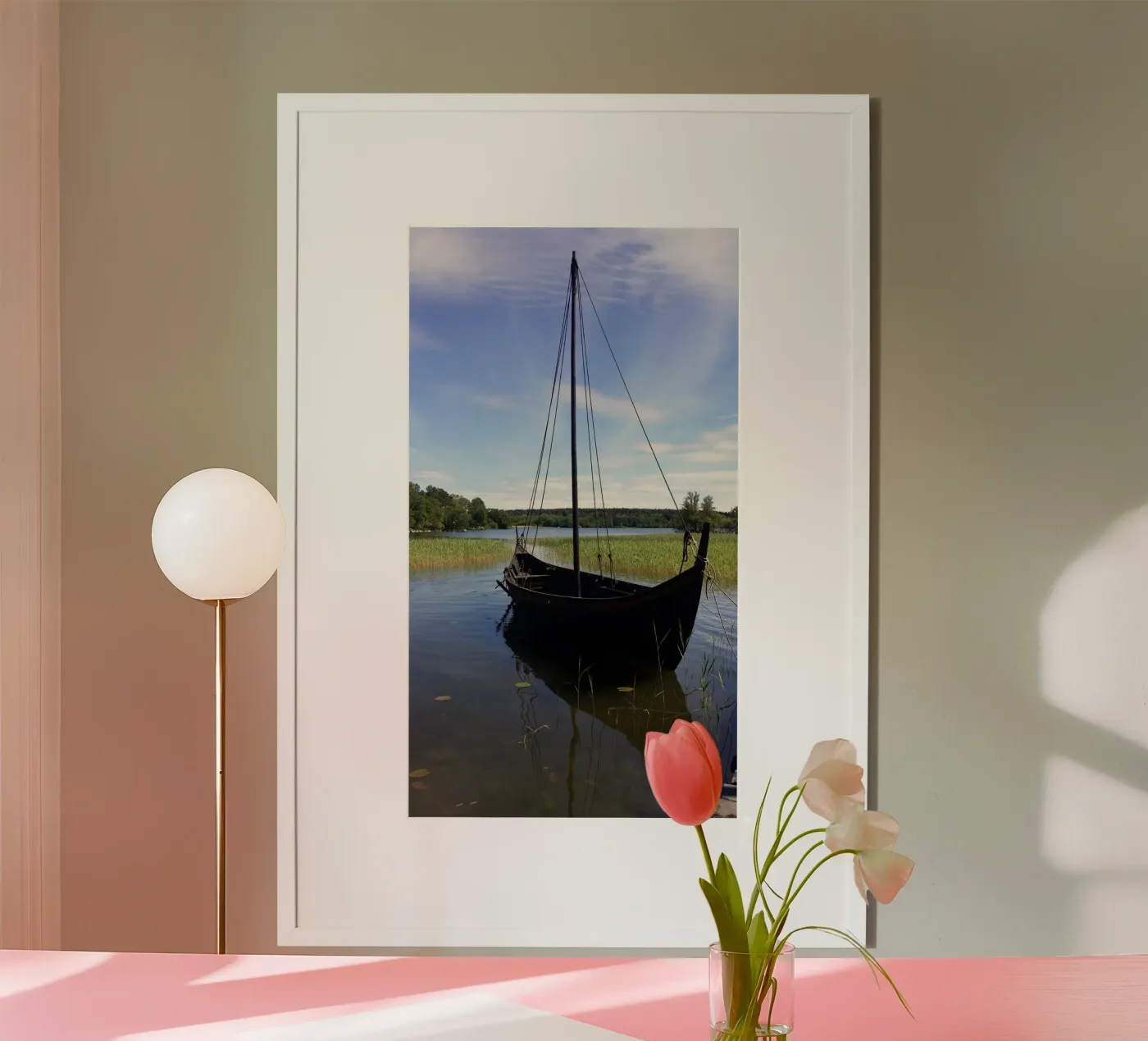 Wikingerboot Poster von Piccola Serenata