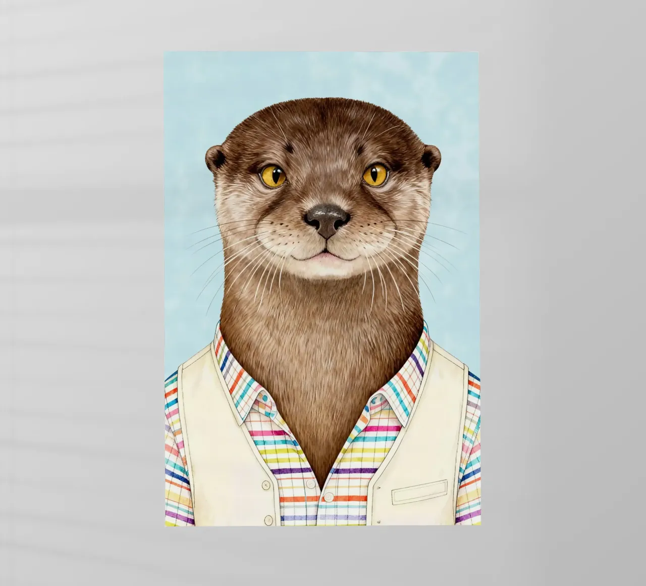 Modern Otter Portrait pellicola backlit da Attaboy Dsgn