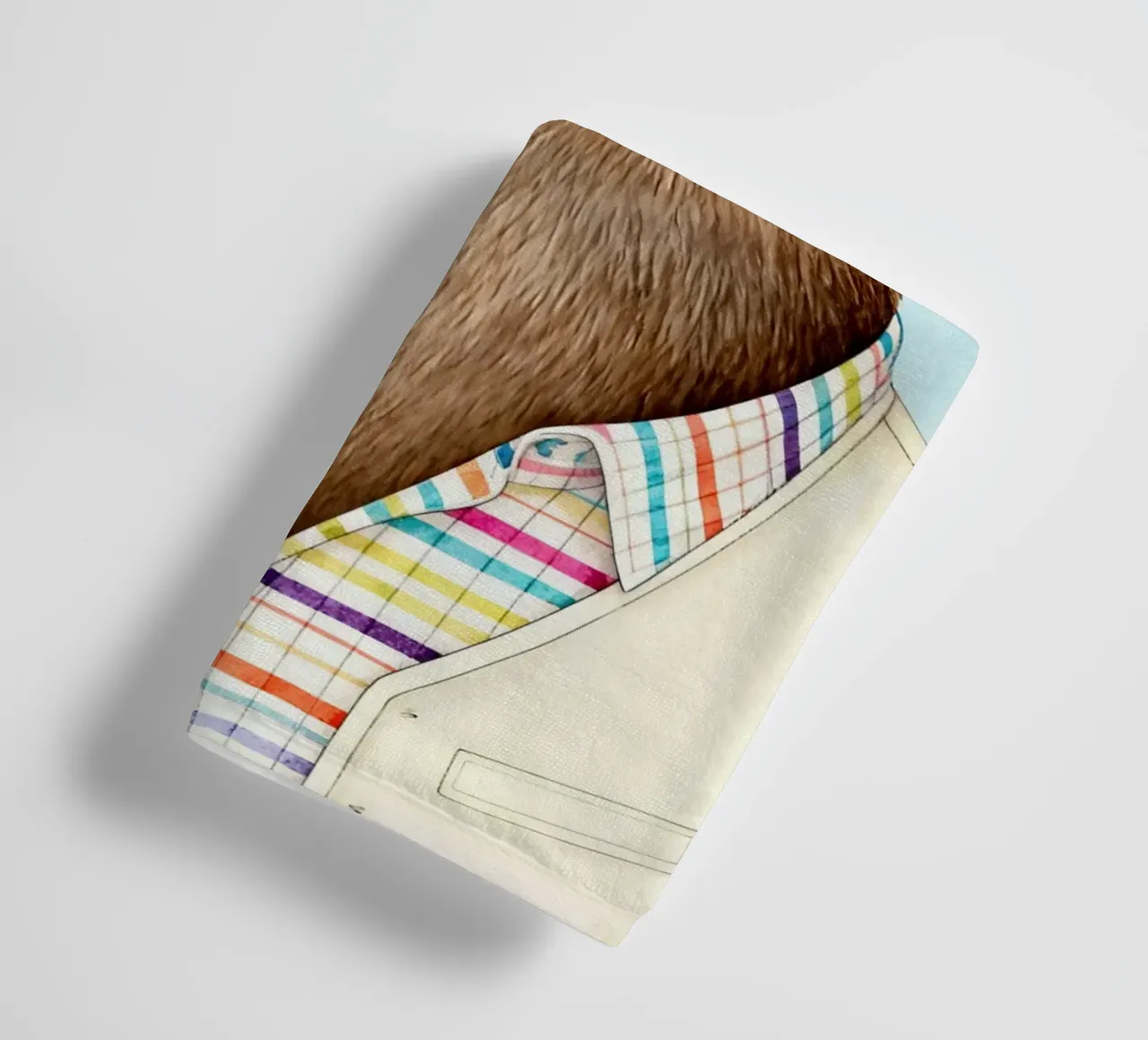 Modern Otter Portrait asciugamano da bagno da Attaboy Dsgn