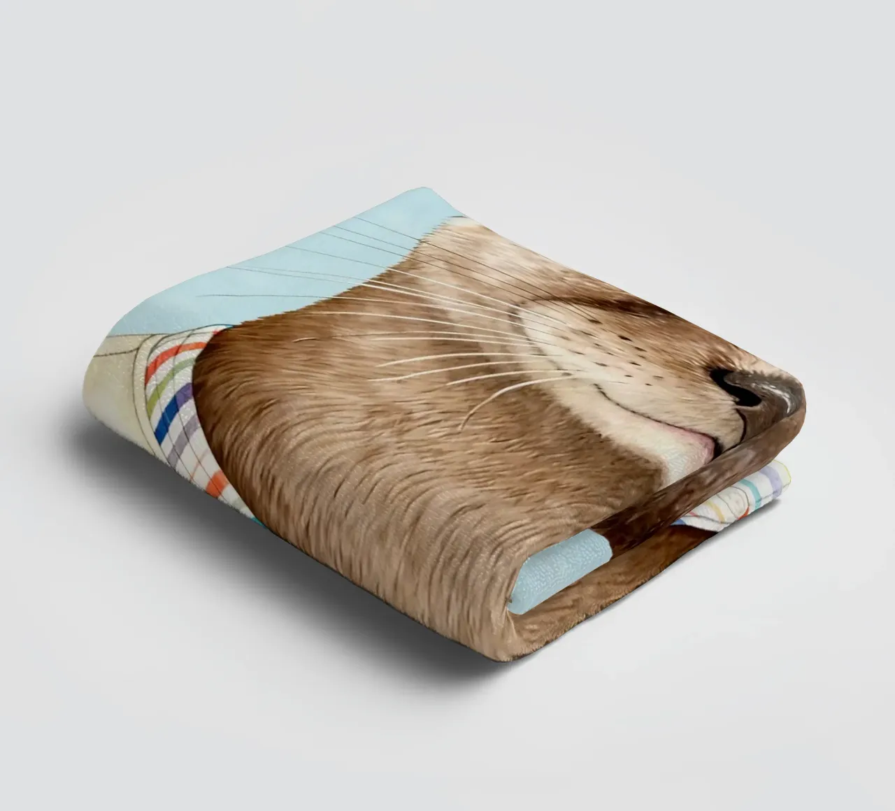 Modern Otter Portrait asciugamano da bagno da Attaboy Dsgn