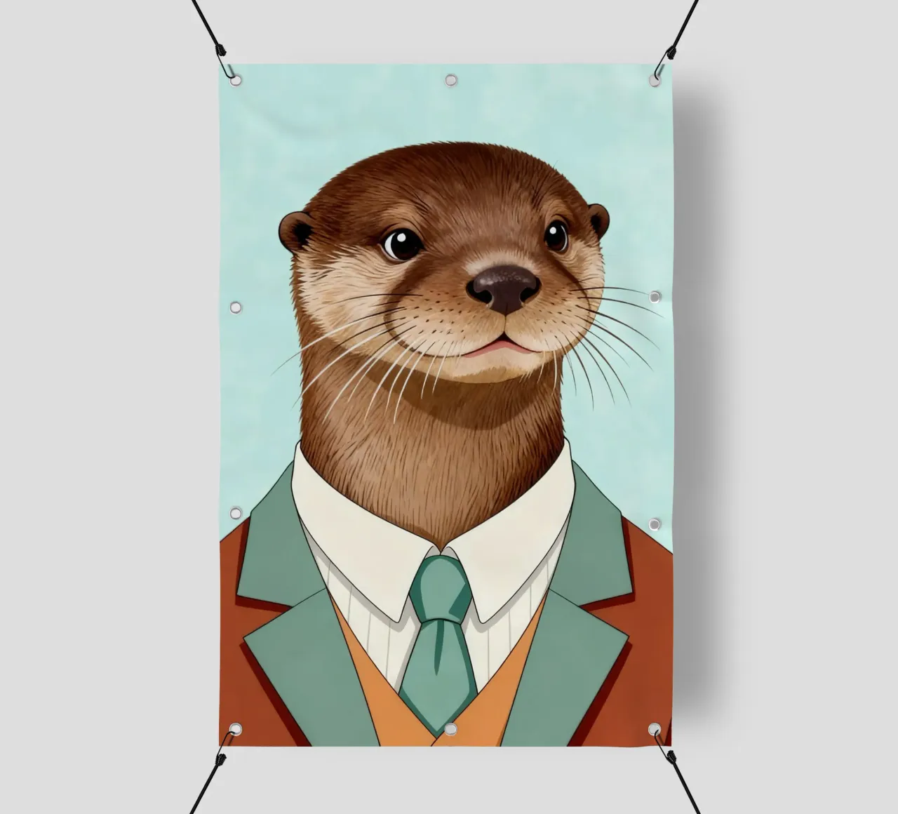 Quirky Otter telo in pvc da Attaboy Dsgn