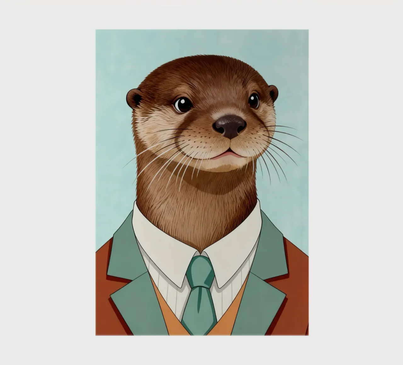 Quirky Otter notebook by Attaboy Dsgn