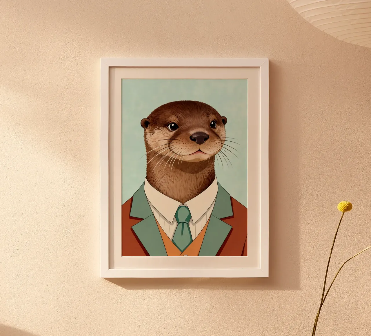 Quirky Otter carta hahnemühle da Attaboy Dsgn
