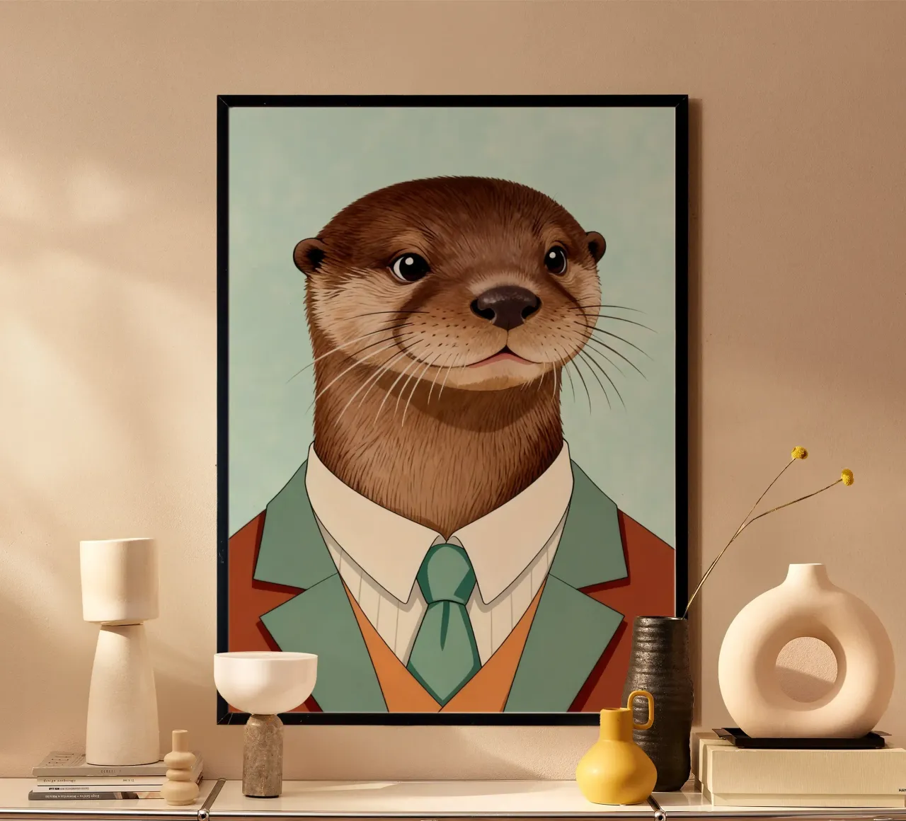 Quirky Otter carta hahnemühle da Attaboy Dsgn