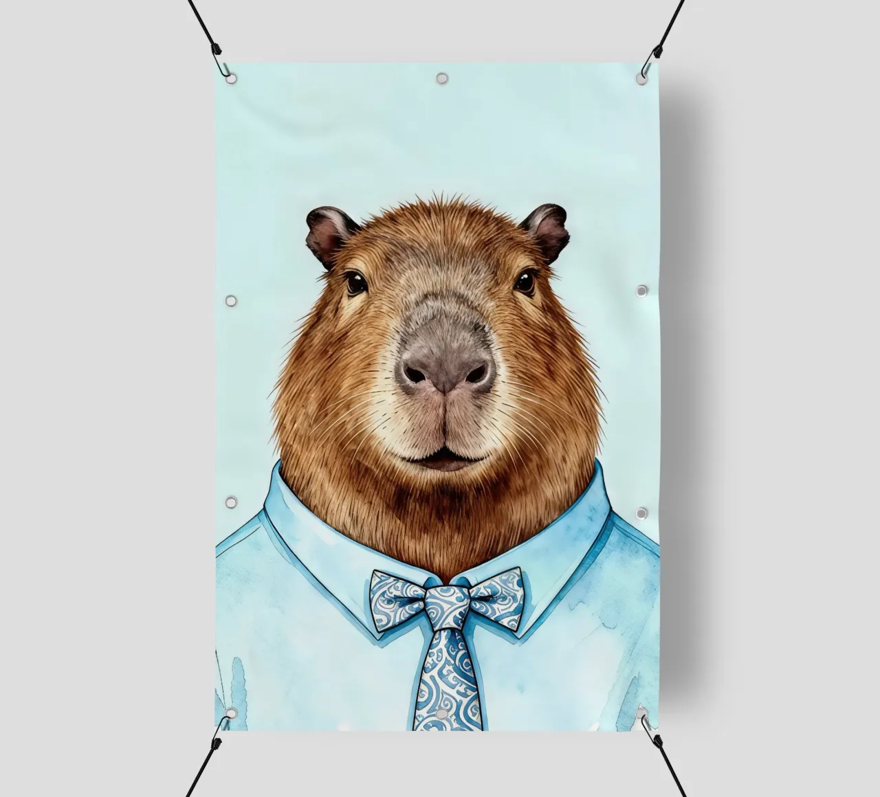 Whimsical Capybara telo in pvc da Attaboy Dsgn