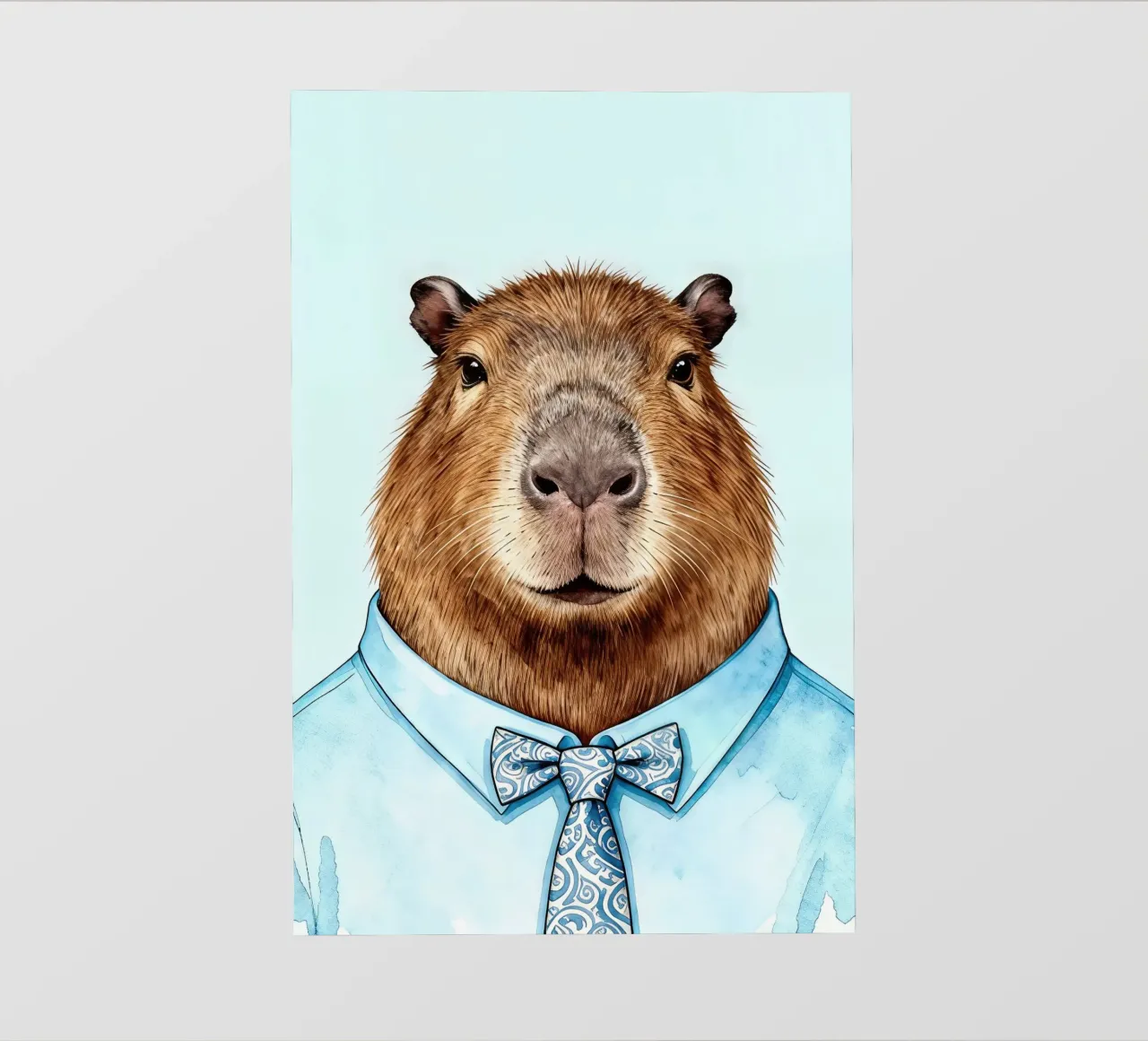 Whimsical Capybara telo in pvc da Attaboy Dsgn