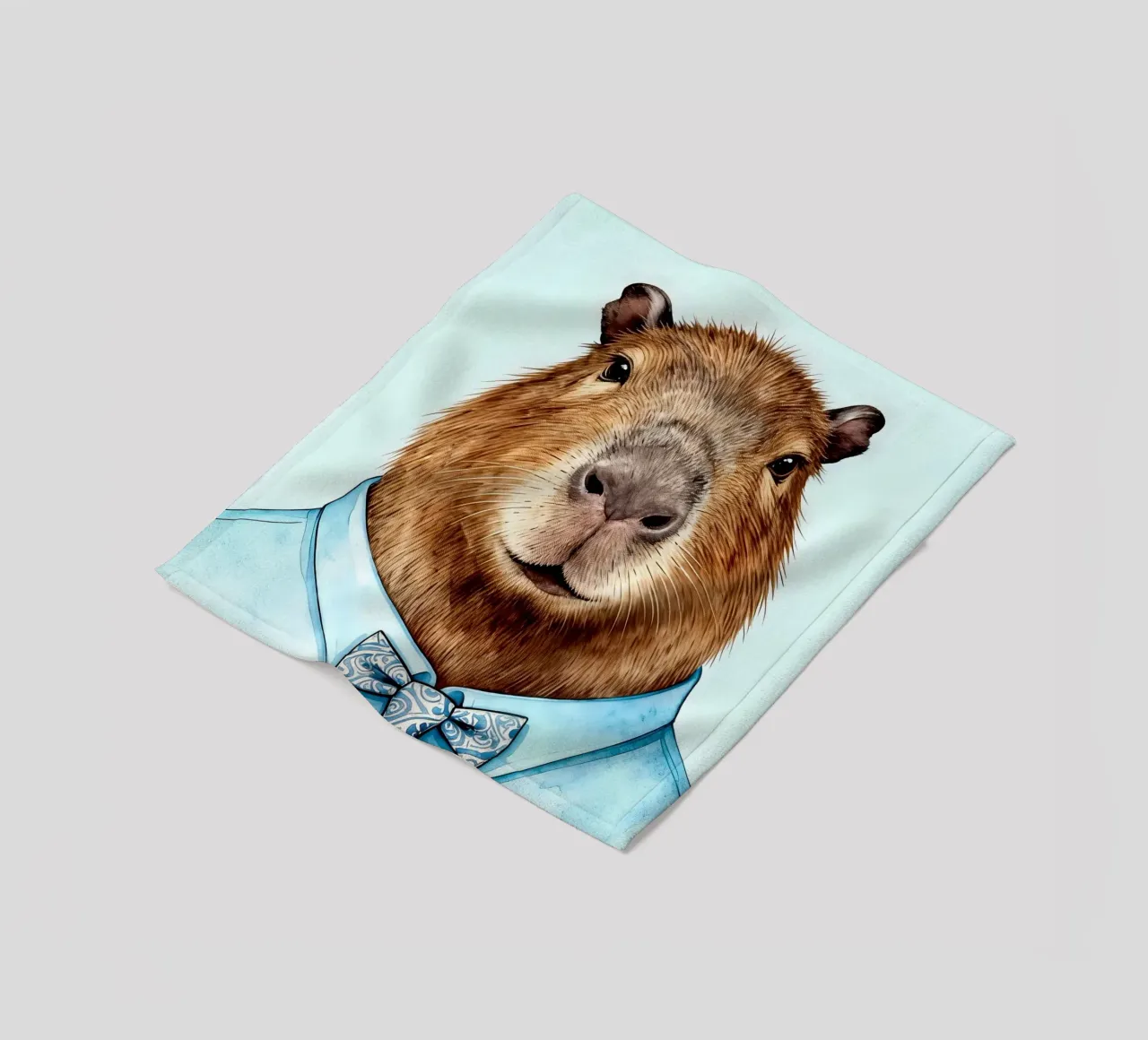 Whimsical Capybara coperta in pile da Attaboy Dsgn