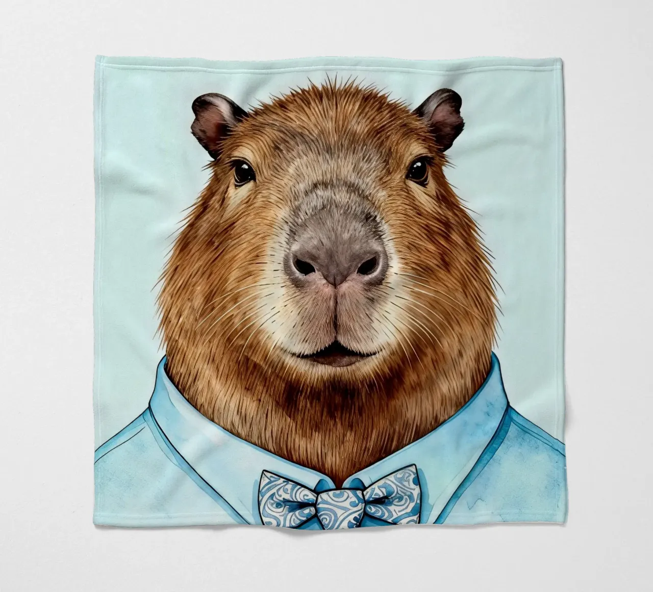 Whimsical Capybara coperta in pile da Attaboy Dsgn
