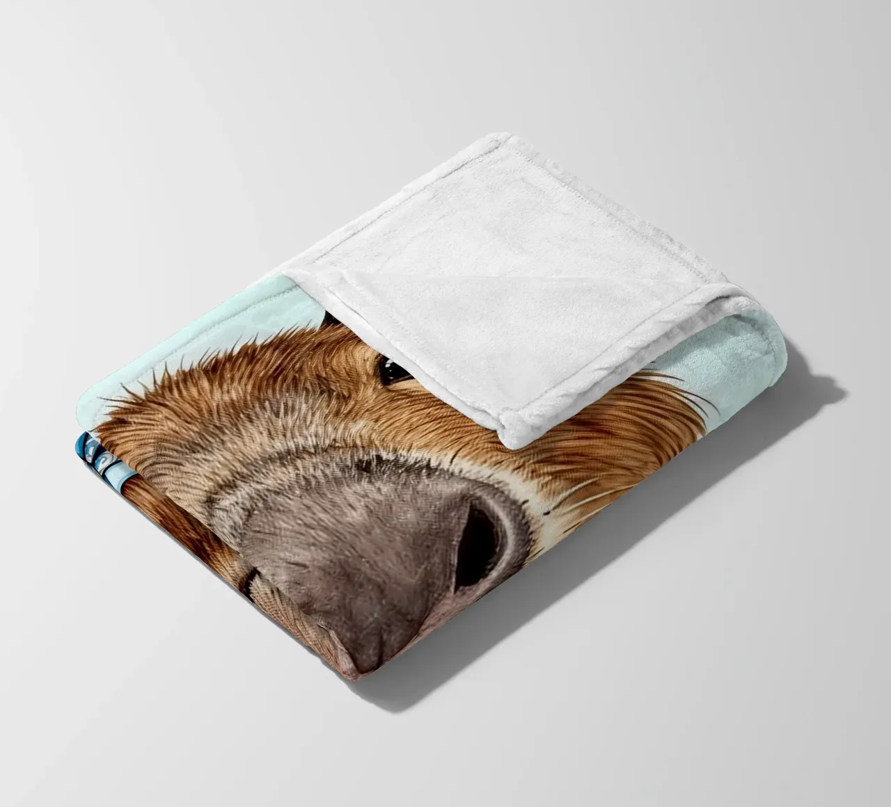 Whimsical Capybara coperta in pile da Attaboy Dsgn