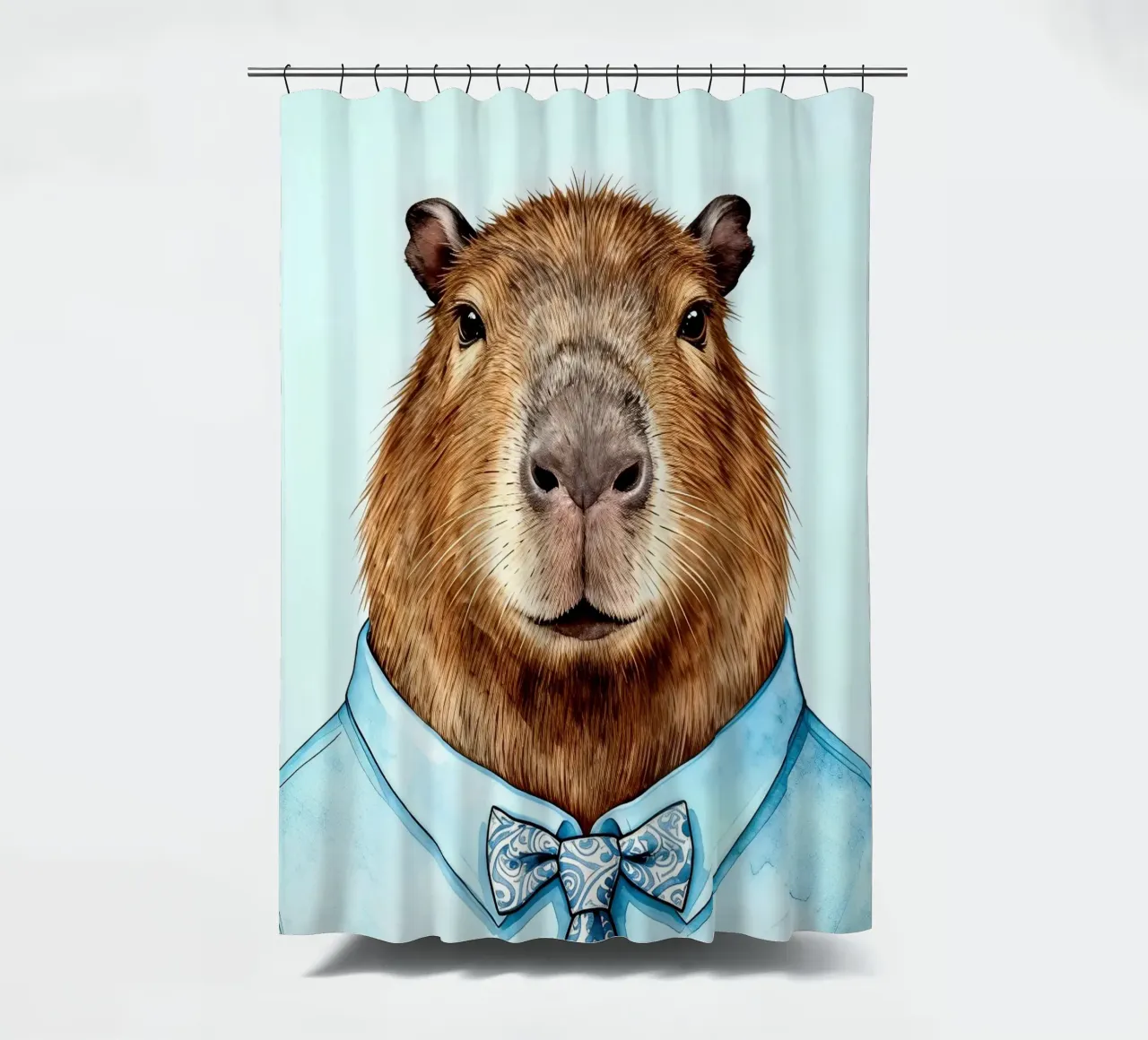 Whimsical Capybara tenda da doccia da Attaboy Dsgn