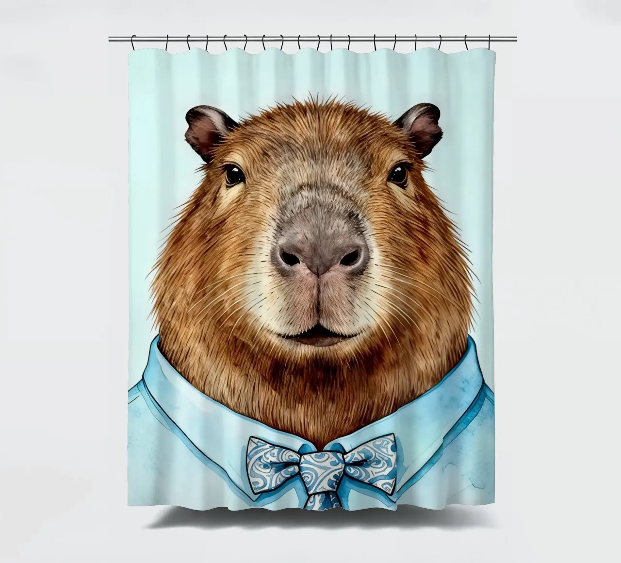 Whimsical Capybara tenda da doccia da Attaboy Dsgn