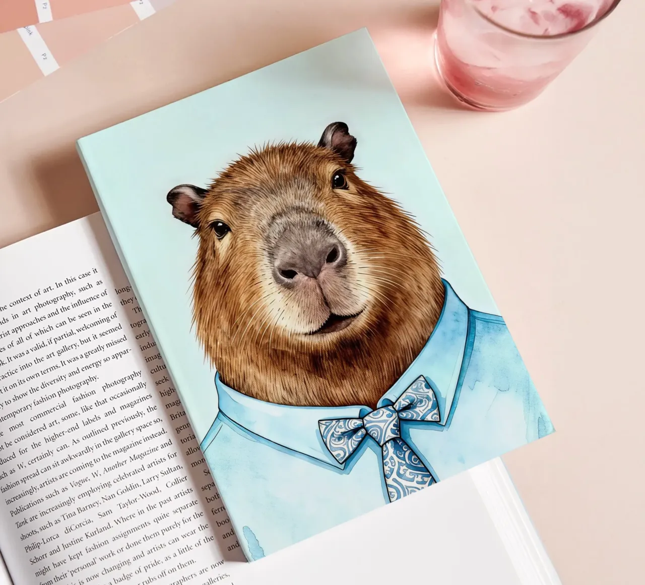 Whimsical Capybara diario da Attaboy Dsgn