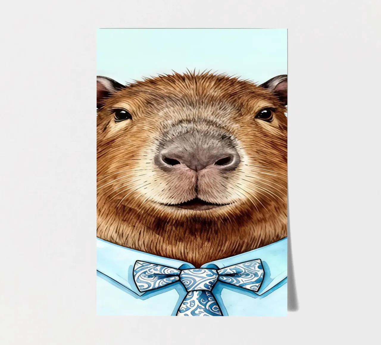 Whimsical Capybara foglio adesivo da Attaboy Dsgn
