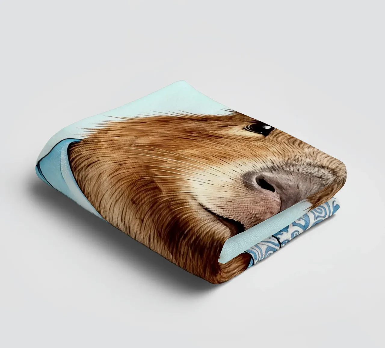 Whimsical Capybara asciugamano da bagno da Attaboy Dsgn