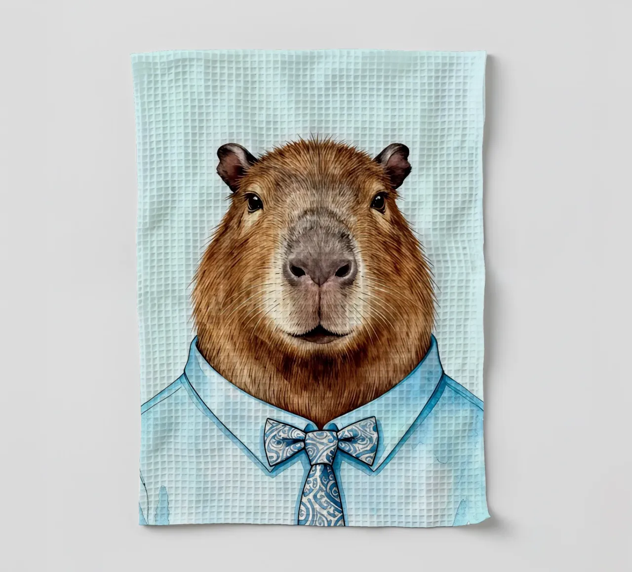 Whimsical Capybara torchon de Attaboy Dsgn