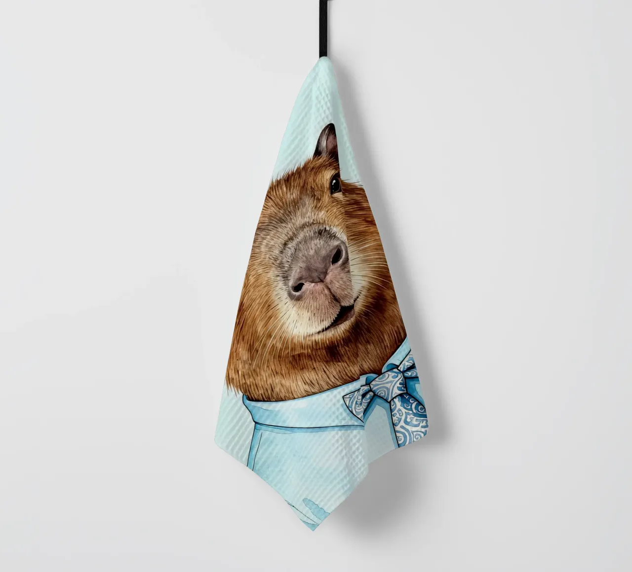 Whimsical Capybara torchon de Attaboy Dsgn