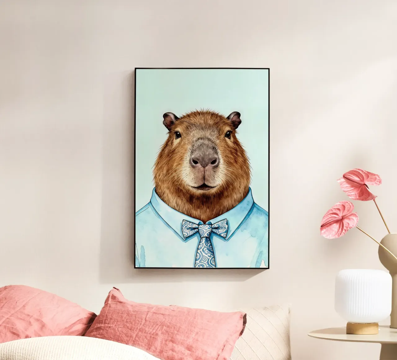 Whimsical Capybara plexiglass da Attaboy Dsgn
