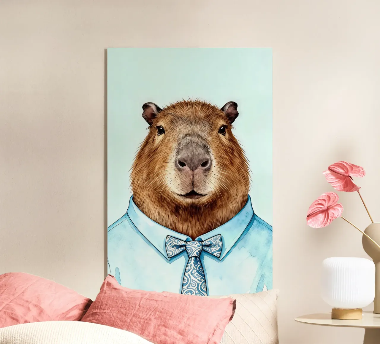 Whimsical Capybara plexiglass da Attaboy Dsgn