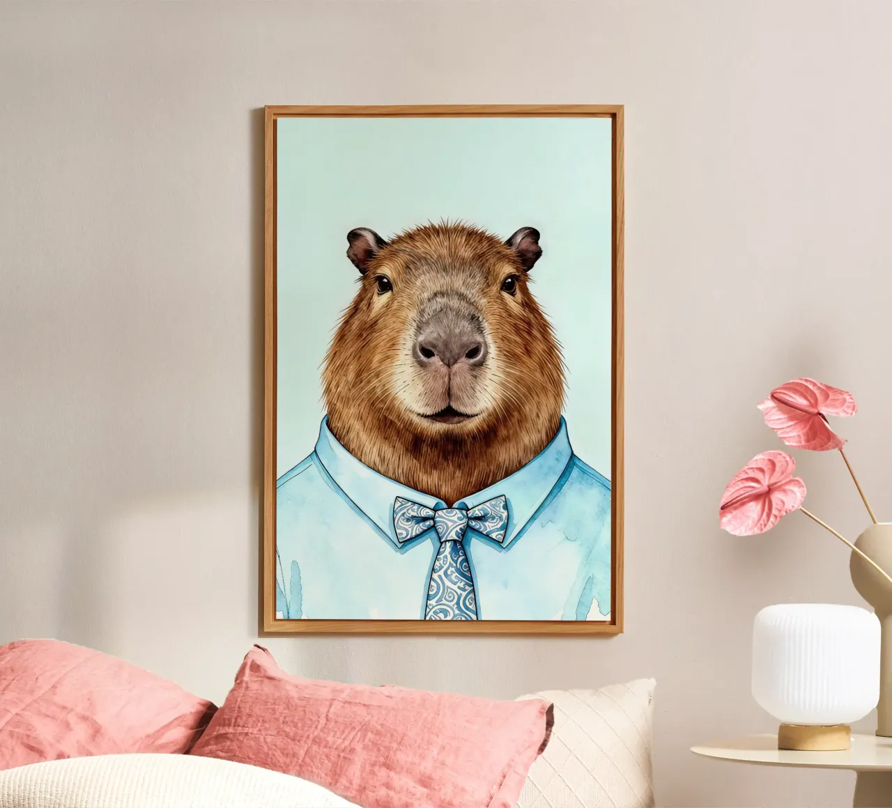 Whimsical Capybara alluminio dibond da Attaboy Dsgn
