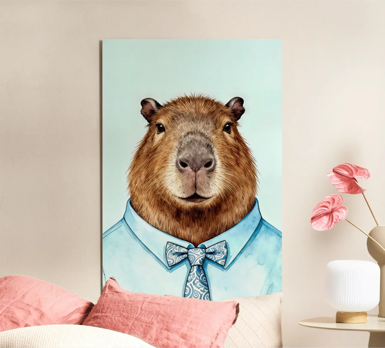 Whimsical Capybara alluminio dibond da Attaboy Dsgn