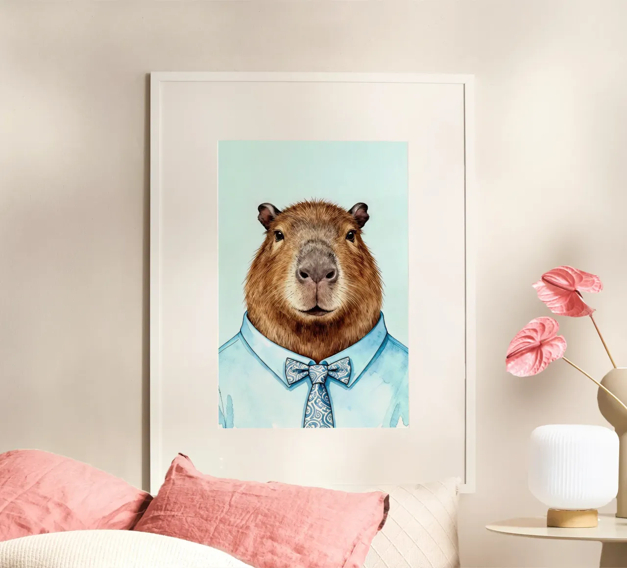 Whimsical Capybara poster da Attaboy Dsgn