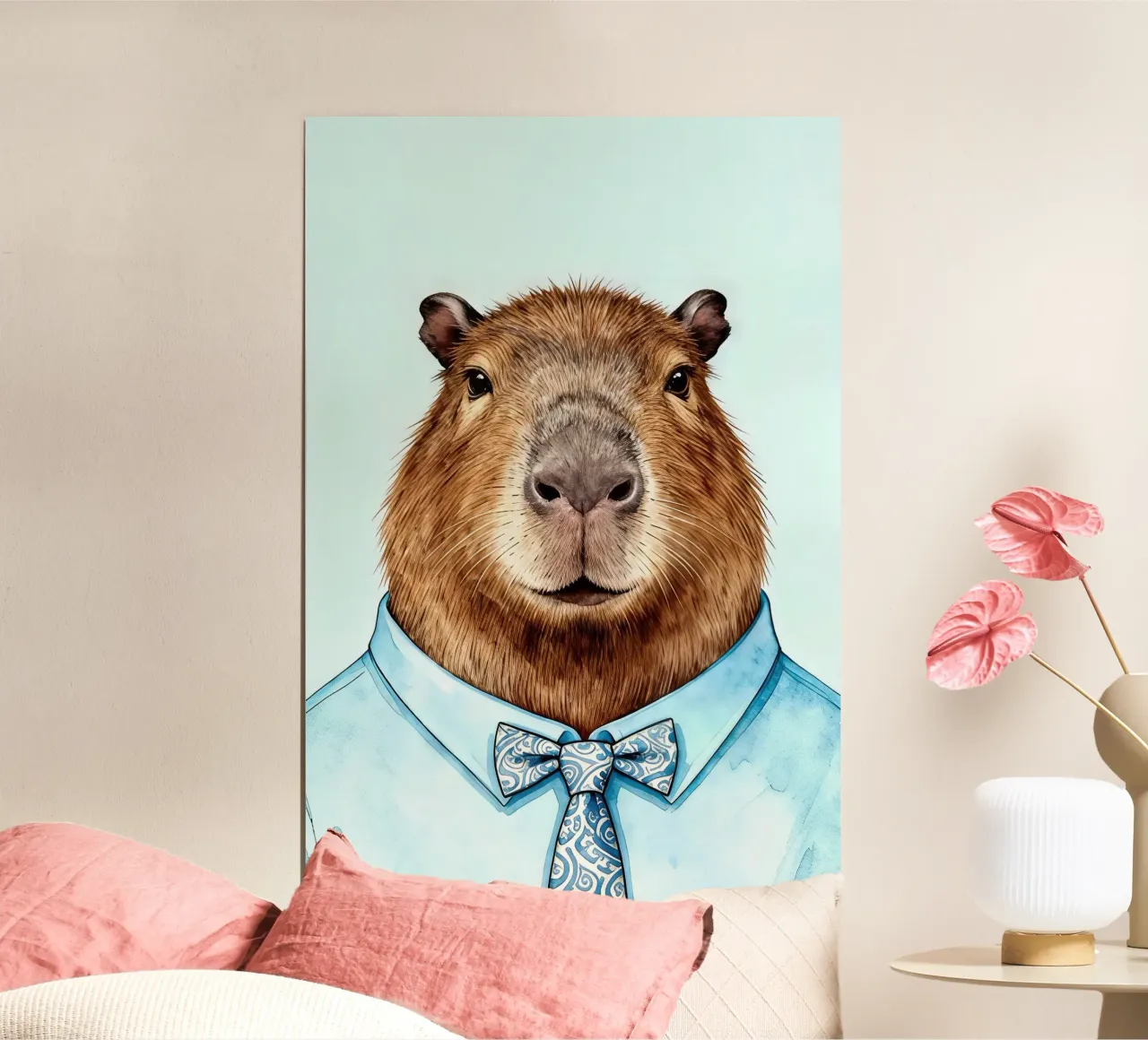 Whimsical Capybara poster da Attaboy Dsgn