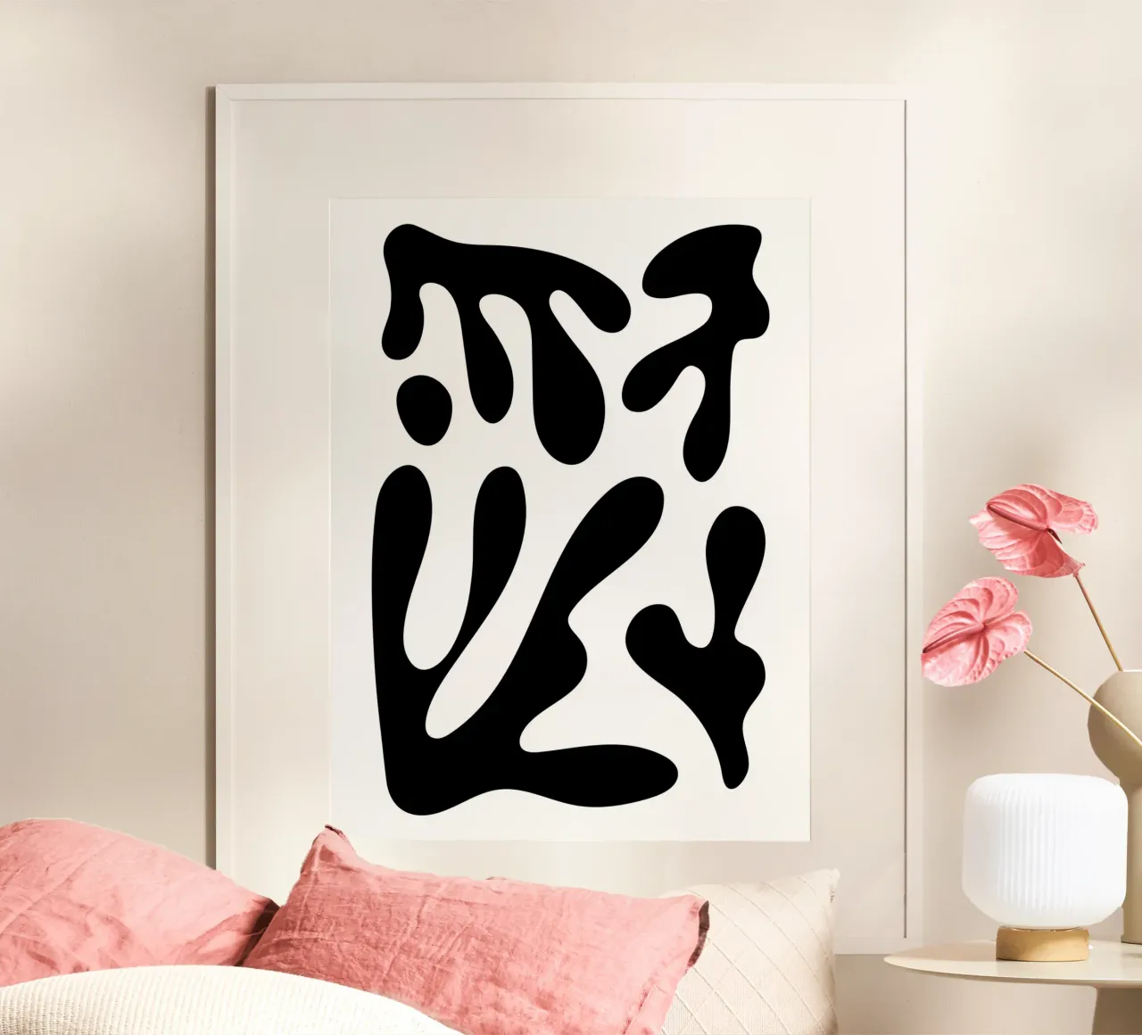 abstract black shape poster da LisaArtes