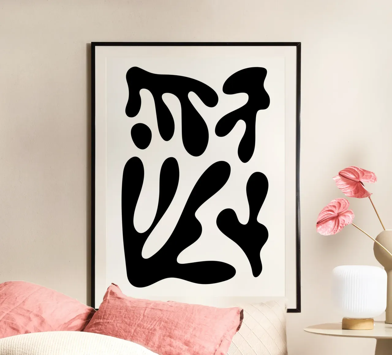 abstract black shape poster da LisaArtes