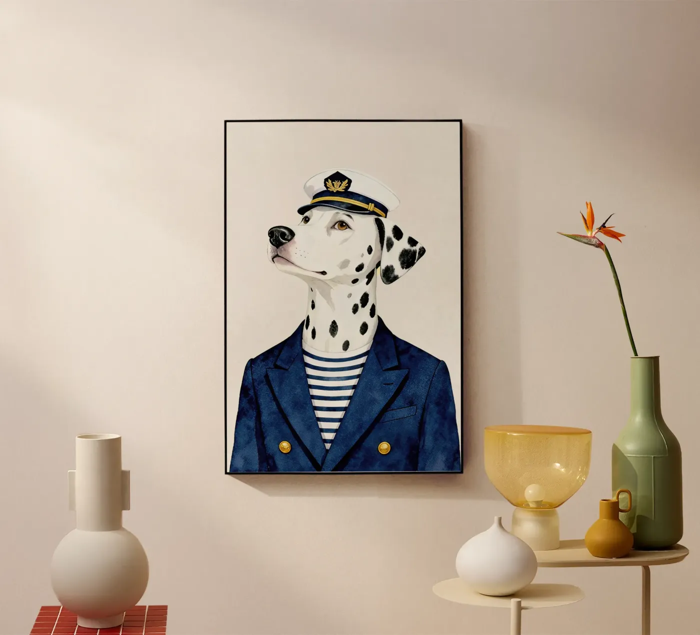 Dalmatian Captain acryl van Attaboy Dsgn