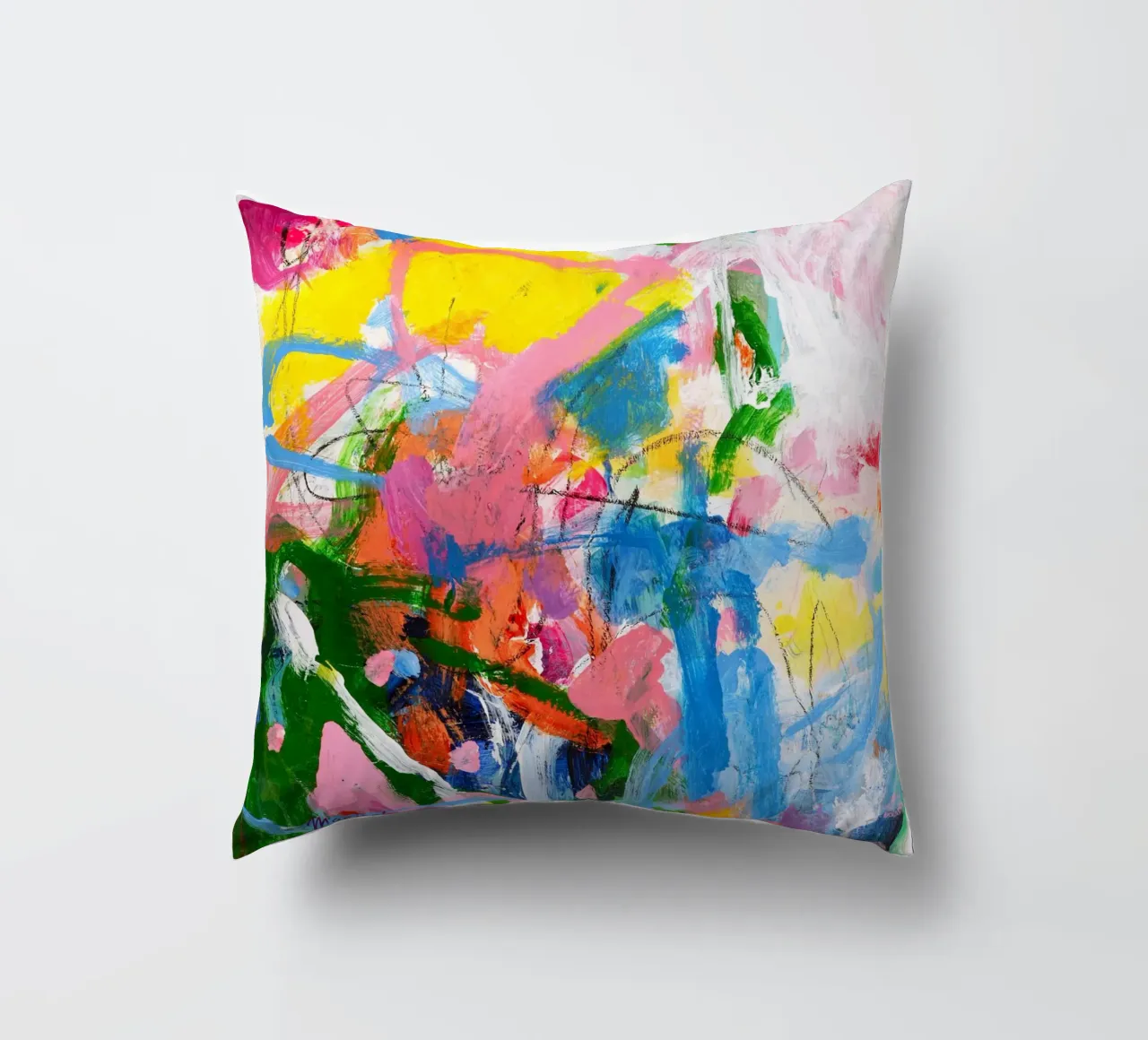 Marisol Evora - Costa Blanca Kissen von The Artcircle