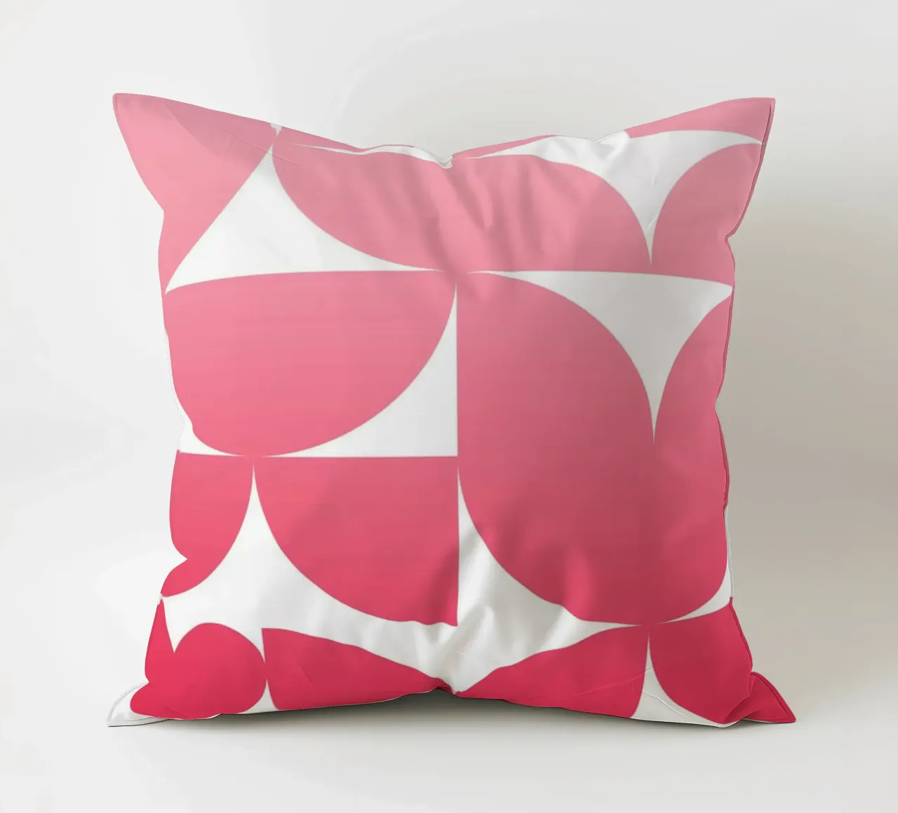 Wunschname - geometrisch pink abstrakt cuscino da BAINAI BRICK