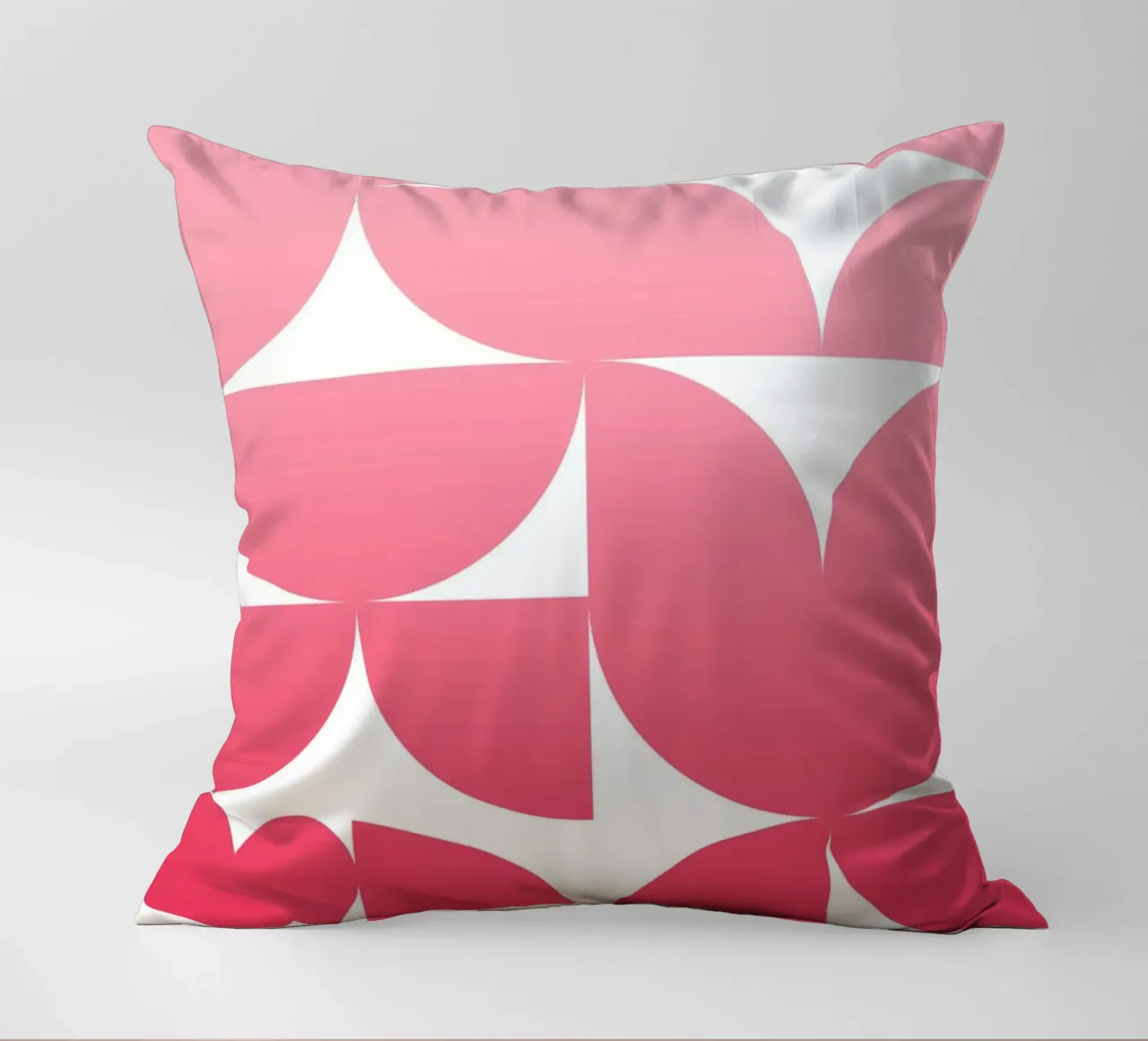 Wunschname - geometrisch pink abstrakt cuscino da BAINAI BRICK