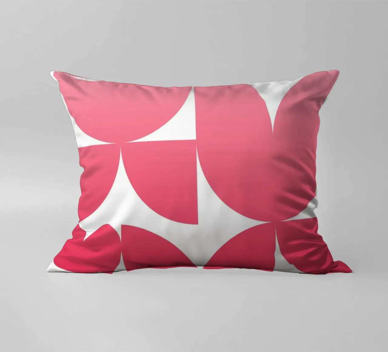 Wunschname - geometrisch pink abstrakt cuscino da BAINAI BRICK