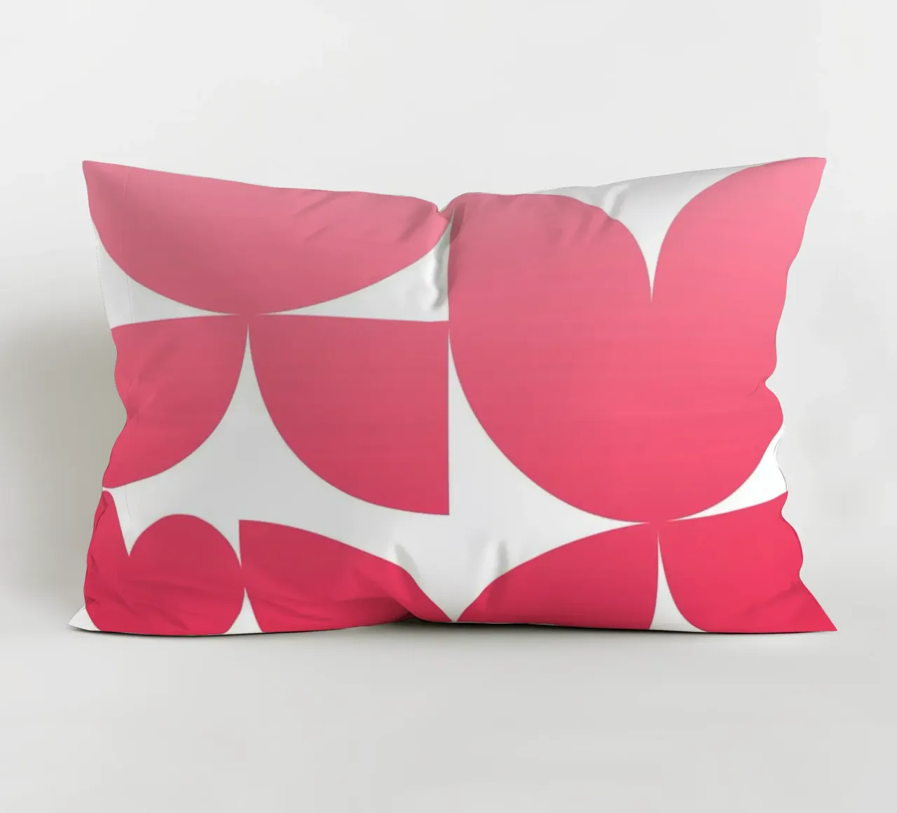 Wunschname - geometrisch pink abstrakt cuscino da BAINAI BRICK