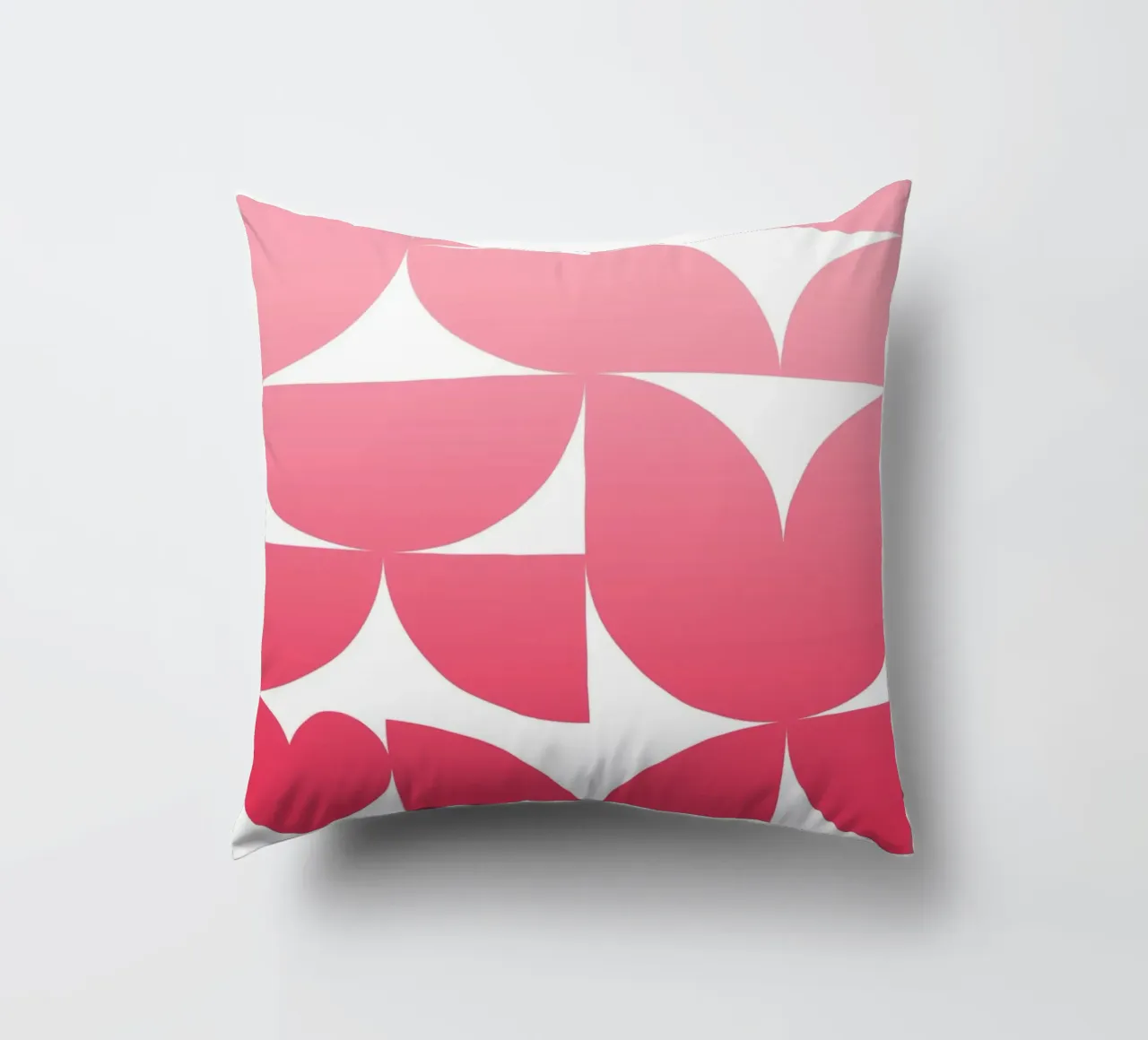 Wunschname - geometrisch pink abstrakt cuscino da BAINAI BRICK
