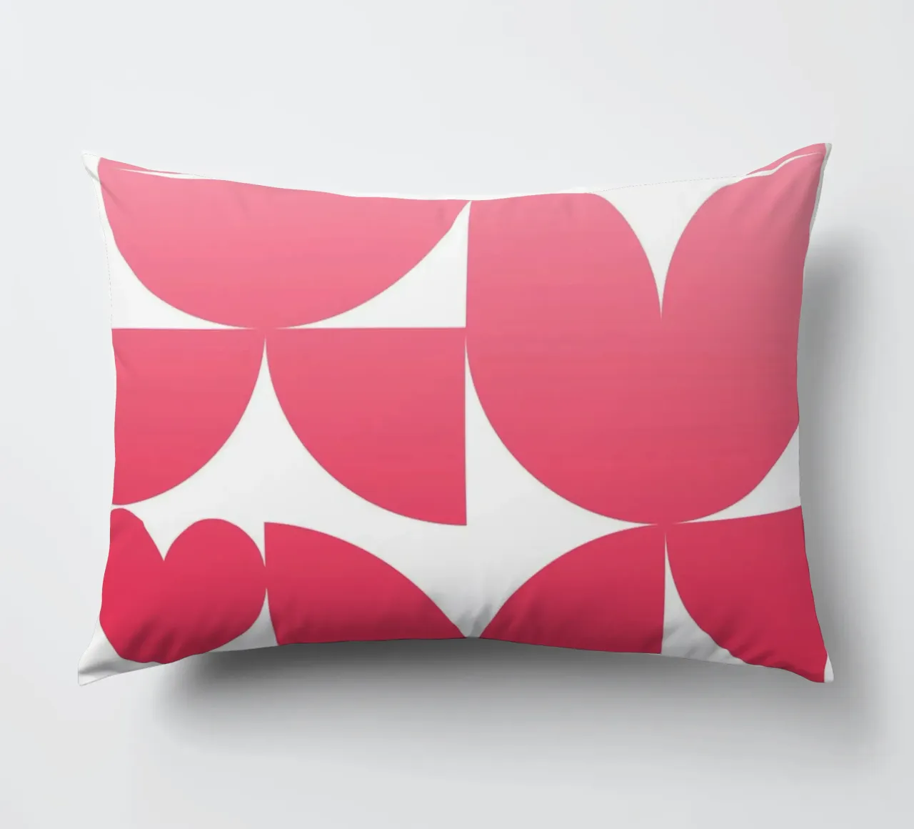 Wunschname - geometrisch pink abstrakt cuscino da BAINAI BRICK