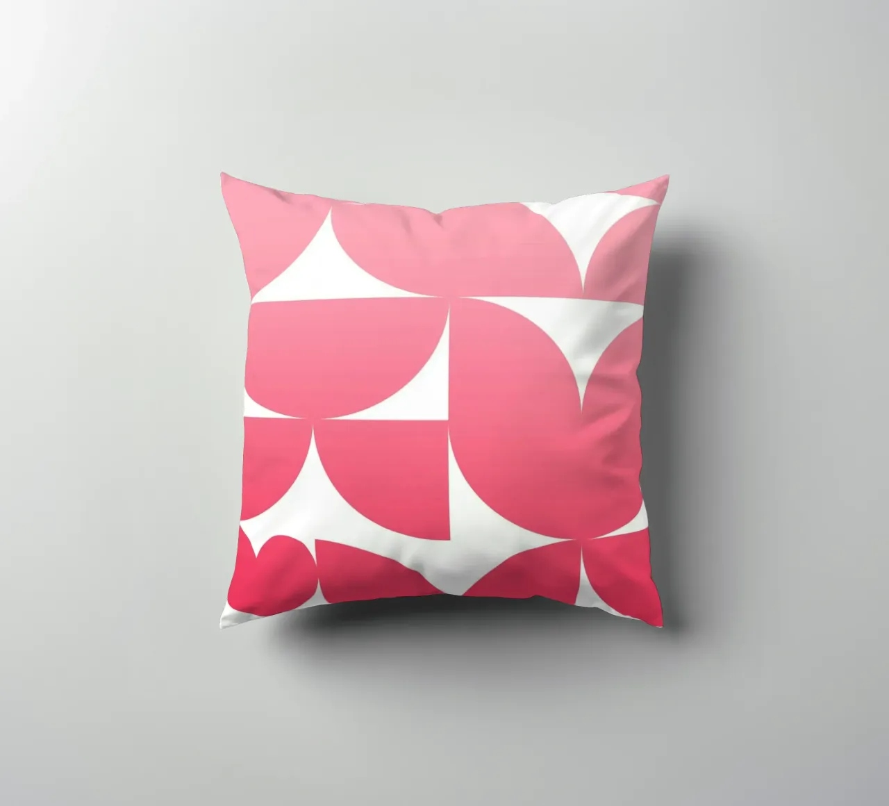 Wunschname - geometrisch pink abstrakt cuscino da BAINAI BRICK