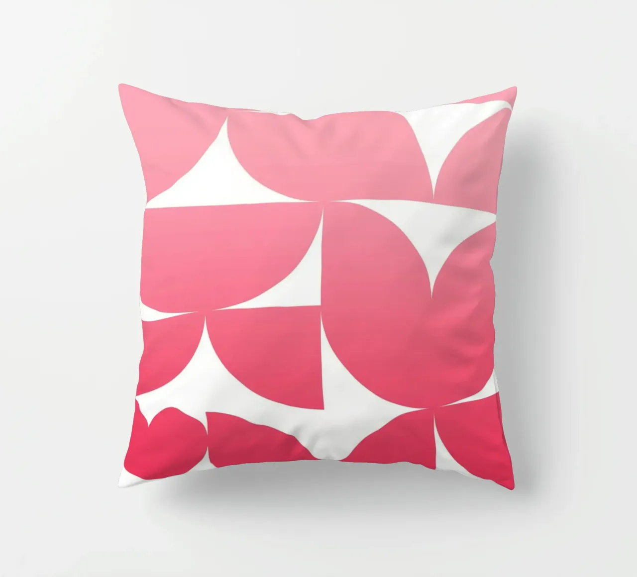 Wunschname - geometrisch pink abstrakt cuscino da BAINAI BRICK