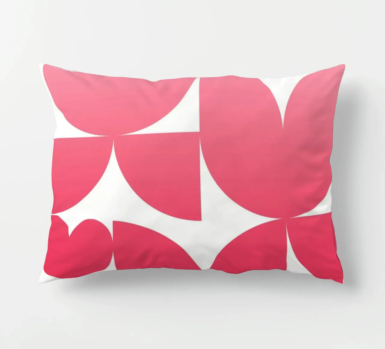 Wunschname - geometrisch pink abstrakt cuscino da BAINAI BRICK