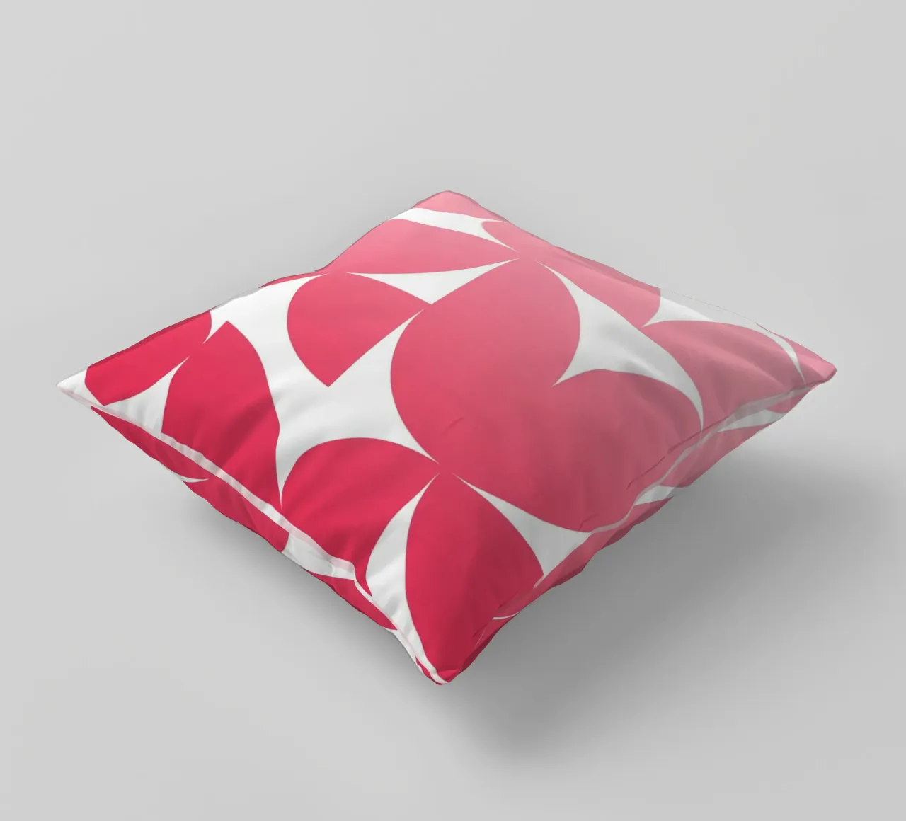 Wunschname - geometrisch pink abstrakt cuscino da BAINAI BRICK