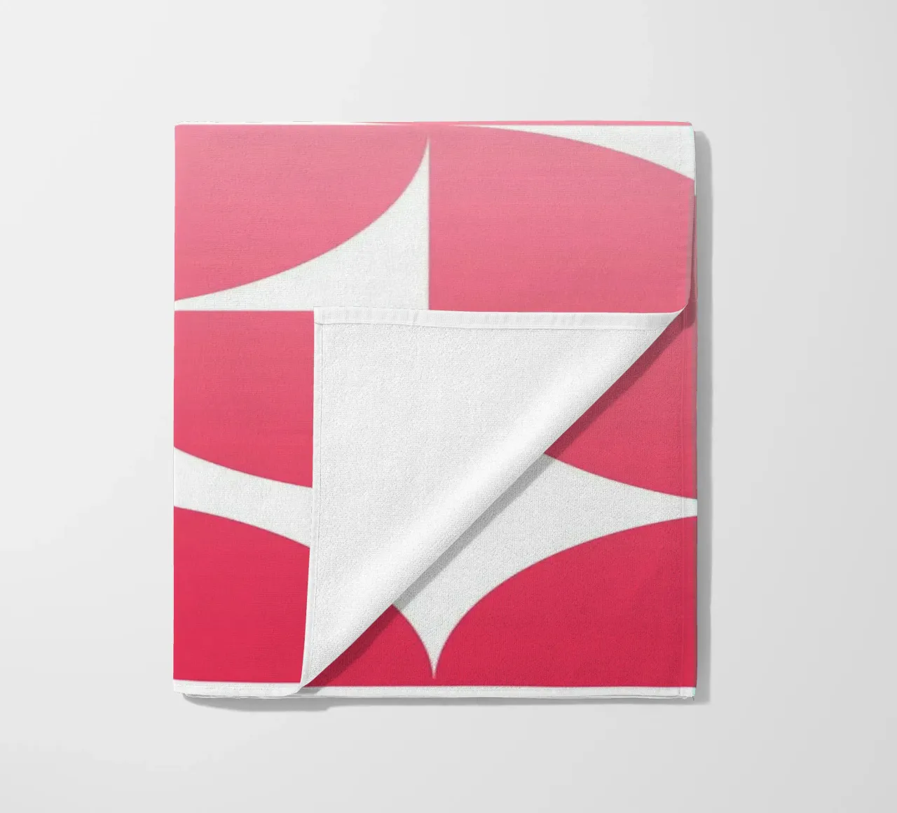 Wunschname - geometrisch pink abstrakt telo mare da BAINAI BRICK
